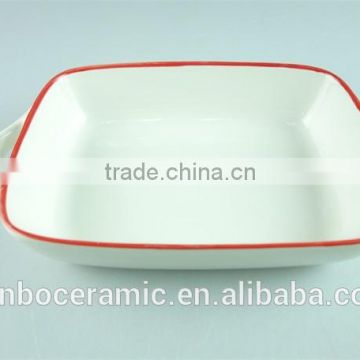 Zakka style ceramic baking dish / mini baking dish