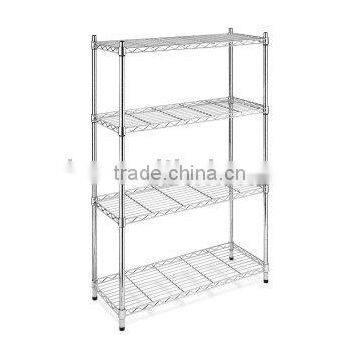 4-Tier Supreme Chrome Wire Shelf