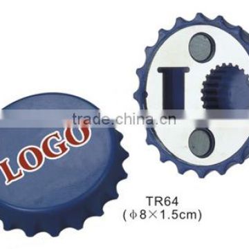 Customized Printing Souvenir small Bottle Cap shaped /bottle opener