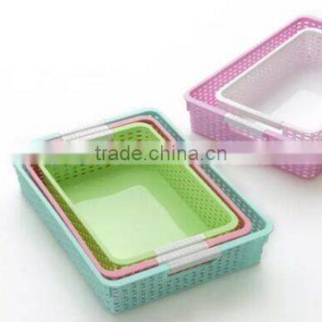 plastic storage basket