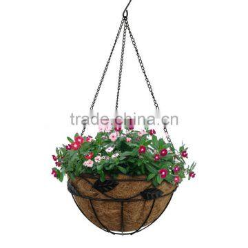 wrought iron planter