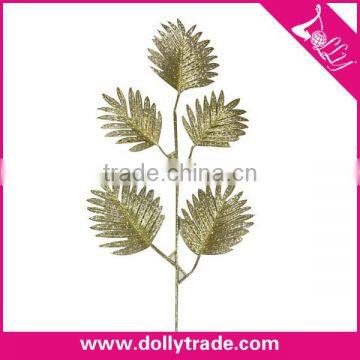 Artificial Christmas Tree Decoraion Artificial Glitter Leaf