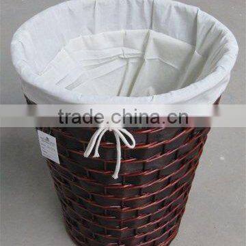 Quality willow laundry hamper,wicker basket