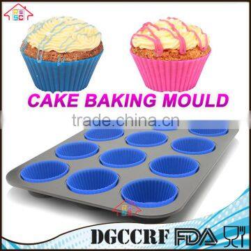 Silicone Baking Cups , 24 Reusable Vibrant Muffin Molds/Cupcake Liners /Mini Chocolate Holders/Truffle Cups, 6 Vibrant Colors photo-4