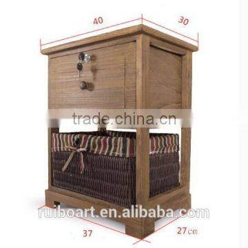 Multi PP Drawer Paulownia Storage Cabinet photo-2