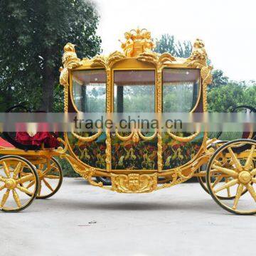BISINI Wedding Car Decoration Horse Carriage Cinderella Carriage Cake Stand(BG11-M095) photo-2