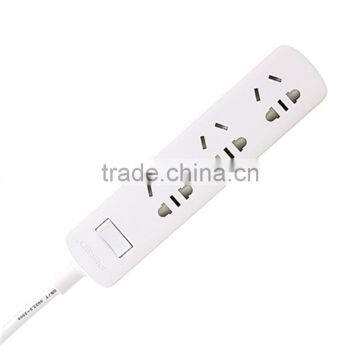 Pisen 1.8m 6ft Cable One Switch Child Protection Euro Plug 3 Outles Power Strip