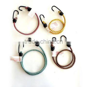 900MM X 8MM High Quality Colorful Polyester Elastic Luggage Rope, Bungee Cord With Hooks for Packing photo-5