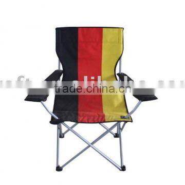 Camping chair with flag printing