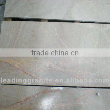 white nets beige marble tile