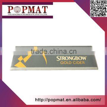 Custom Logo Printed Non Woven Fabric Rubber Bar Mat photo-2