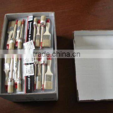 4pcs Wooden Handle Paint Brush Set photo-4
