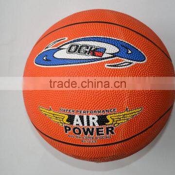 Hot Sell Colorful Rubber Basketball