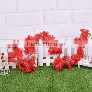 Artificial Hanging Vine Plant Silk Leaf Garland photo-3