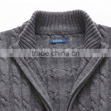 Men Zipper Cardigans Fashion Man Sweater American photo-4