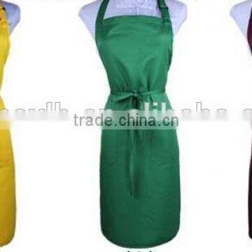 Advertising canvas printing apron/Advertising green apron printed embroidered