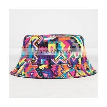 Blue Custom Blank Colorful School Bucket Hat photo-2