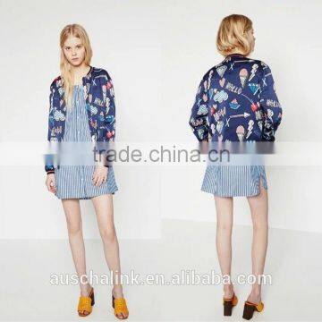 Best Selling Custom Cheap Girls Baseball Jacket Wholesale 2016 photo-6