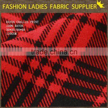 Cicheng Brand Stripe Design 100% Rayon Chaliis Print Fabric photo-3