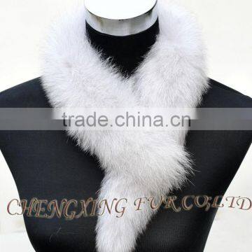 CX-S-84B Good Quality Fox Fur Scarf / Fashion Fox Fur Cheap Scarf For Warming Or Beautiful photo-3