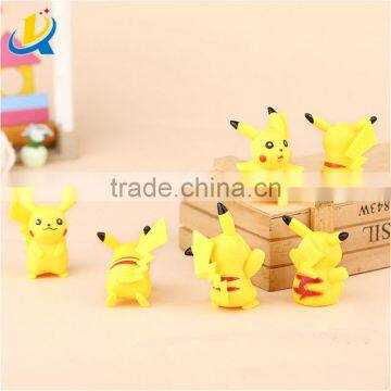 Pokemon go action figure Pokemon figure toy 6pcs Pokemon Pikachu figure doll