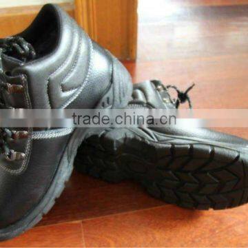 winter boots cow leather steel toe cap safety shoes