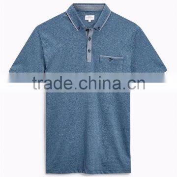 Custom Men Polo Shirts Cotton Blank Short Sleeve Cheap Blank Polo Tshirts With Pocket photo-3