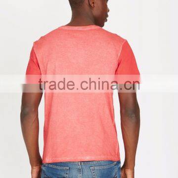 MGOO Custom Your Own Logo V Neck Short Sleeve T Shirts Mens Tie Dying T Shirts photo-2