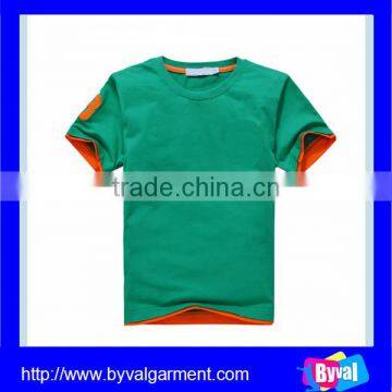 2015 Hot Selling Kids Boys Plain Blank o Neck Short Sleeve Cotton Kids t Shirt Wholesale photo-3