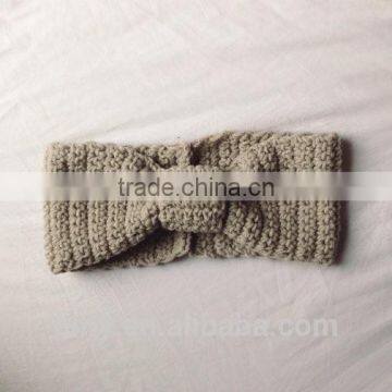 Handmade Crochet Ponytail Beanie Handband Hat photo-3