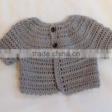 Crochet Free Knitting Material Baby Sweater photo-2
