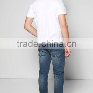 Mens Slim Fit Denim Jeans Stylish Distressed Jeans Wholesale photo-2
