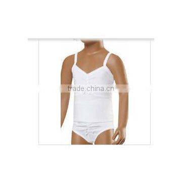 GIRLS Fashion COTTON RIB SPAGGETI STRAP POMPON SET photo-2