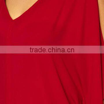 2016 Latest Hot Sale Oversized Tops for Fat Women Chiffon Shirt Blouse for Gilrs XXXL-6XL photo-3