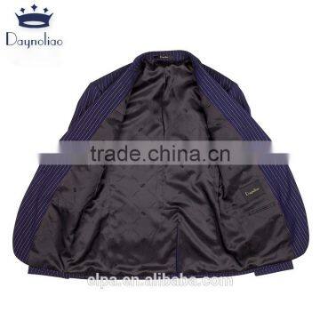 Daynoliao 2016 Latest Design Navy Stripe Slim Fit Wholesale 3 Pieces Men's Suits photo-6