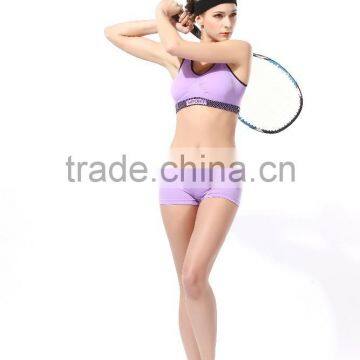 2015 Latest Woman Seamless Sport Bra & Brief Sets photo-4