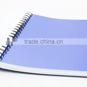 Cheap PP Cover Student Notebook Colors Spiral Binding Planner Custom photo-4