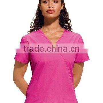 Female Nurse Medical V-Neck Scrub Top