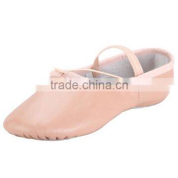 2015 new style-genuine leather split sole ballet shoes-soft baby dancing shoes