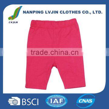 Wholesale Hot Sales Plain Cerise Baby Girls Pants, Kids fashion pants design baby costume