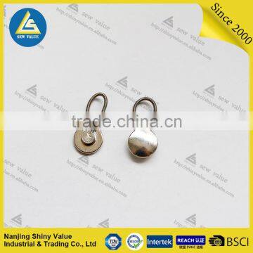 Blister Card Packing 2pcs Zinc Plated Silver Color Round Metal Collar Extende photo-3