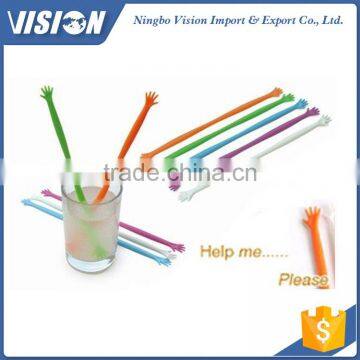 Finger Shaped Drink Stirrer