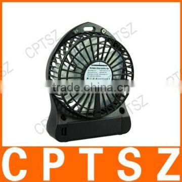 Fashion Summer Cool Super Wind Portable Lithium Battery Fan ABS Material With Portable USB Cable photo-4