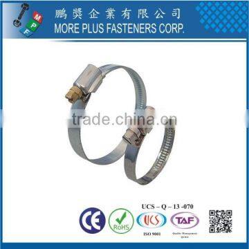 Made in Taiwan STainless Steel Schlauchklemmen German Style Pipe Hose Clamp