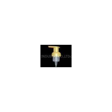 13mm - 28mm Yellow PP Plastic Fine Manual Aerosol Foaming Soap Pump For Cosmetic Package