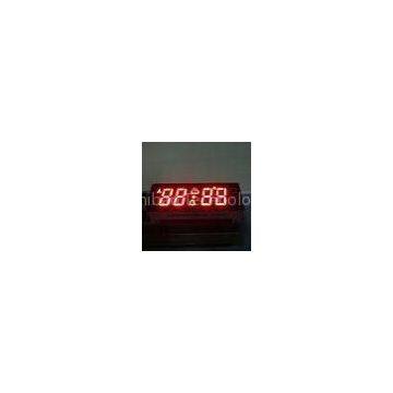 Custom High limunous 6.2mm / 20mm Red 7 Segment LED Display for fuel gauge and car parking sensor