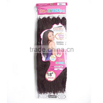 2016 Best selling no tangle top quality Jumbo Senegalese Twist Synthetic fiber Hair Braid 201g