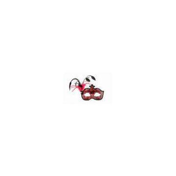 Customized Christmas Ornament Face Mask , Charm Venetian Mask