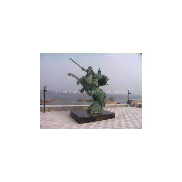 Bronze General Riding On Horse Statue photo-2
