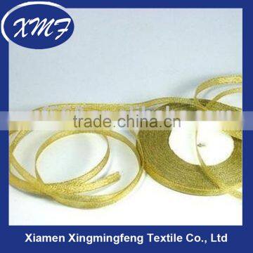 metallic ribbon for decoration